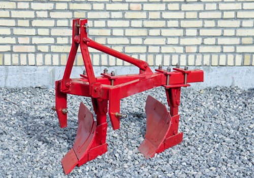 گاوآهن دو خیش چینش موازی با شخم حرفه ای